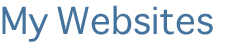 a graphic reading: My Websites